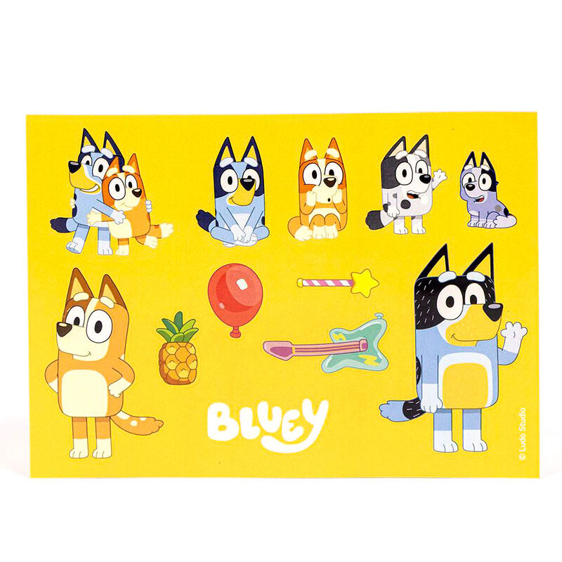 Bluey Målarset med Kontorsmaterial