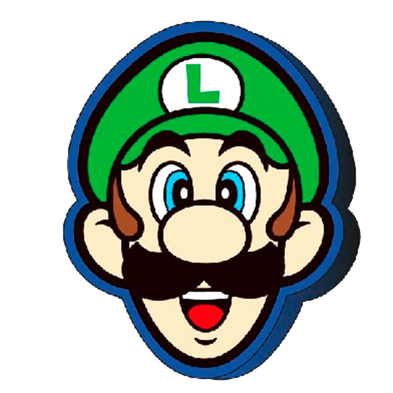 Super Mario Bros Luigi 3D Kudde