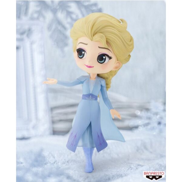 Disney Figurer: Frozen 2 Elsa Ver.A Q Posket Figur 14cm