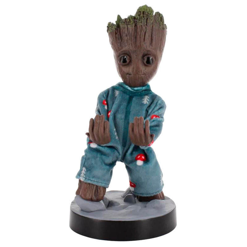 Marvel Guardians of the Galaxy Toddler Groot i Pyjamas - Klämfäste för Kabelguy 20 cm