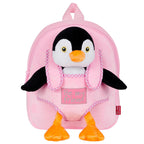 Peggie Penguin Reversible Ryggsäck med Gosedjur 27cm