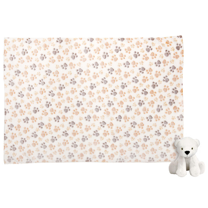 Perry Bear Mjuk Filt med Gosedjur 22 cm – Perfekt för Ditt Barn