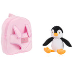 Peggie Penguin Reversible Ryggsäck med Gosedjur 27cm