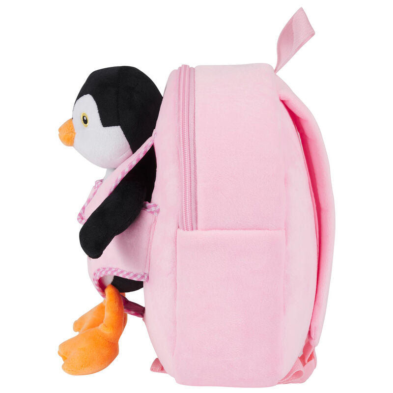 Peggie Penguin Reversible Ryggsäck med Gosedjur 27cm