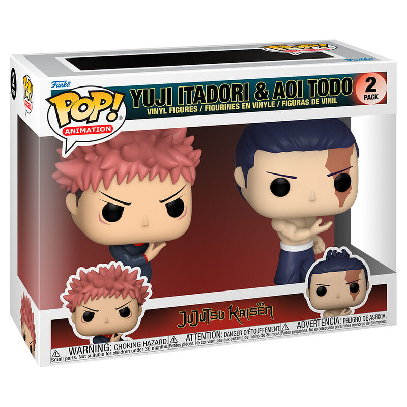POP-pack med 2 figurer Jujutsu Kaisen - Yuji Itadori & Aoi Todo