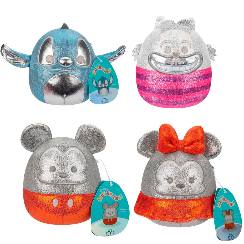 Squishmallows Disney pack 4 gosedjurs 12cm