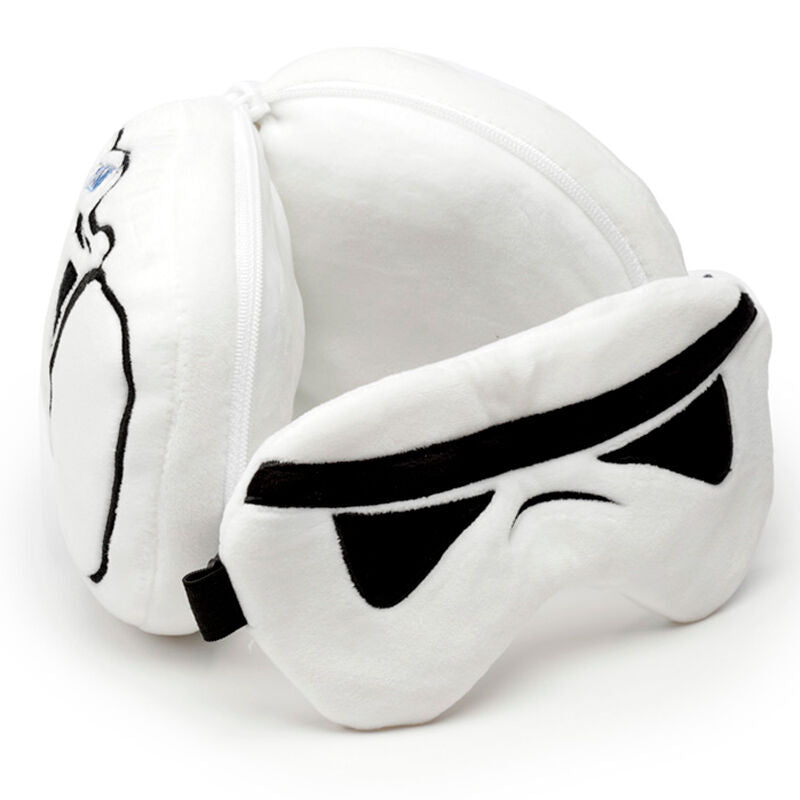 Relaxeazzz Star Wars Stormtrooper Resa Kudde med Ögonmask