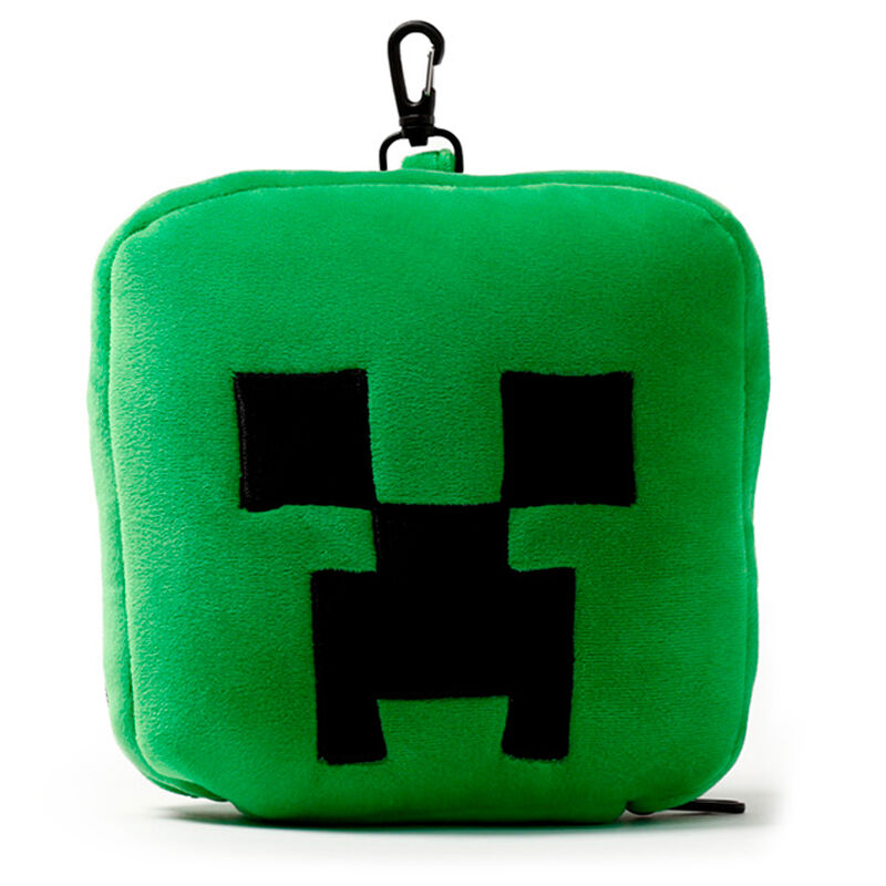 Relaxeazzz Minecraft Creeper Resekudde med Ögonmask