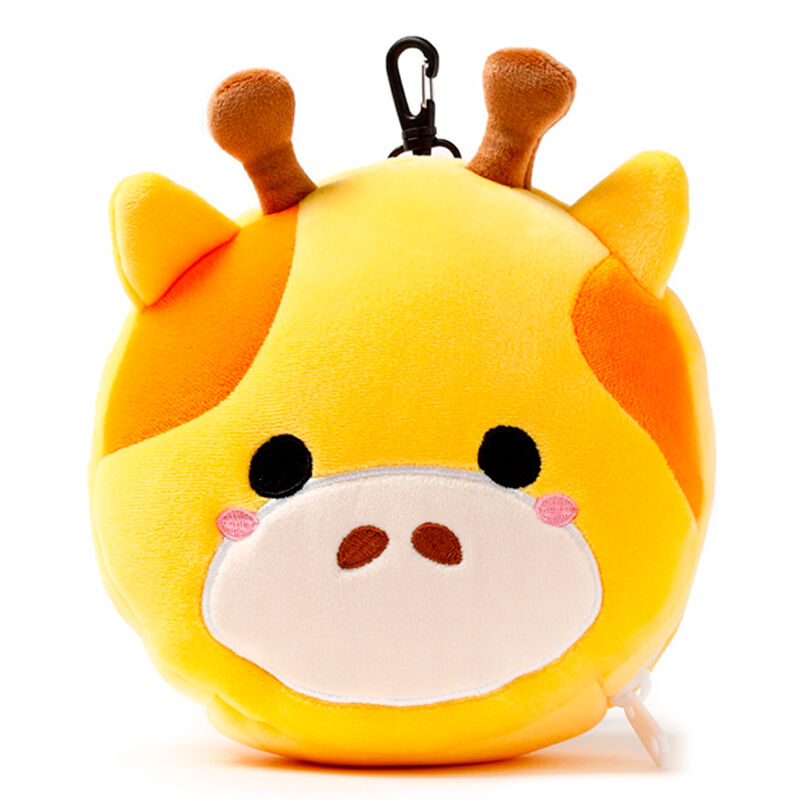 Relaxeazzz Giraff Resefilt med Ögonmask