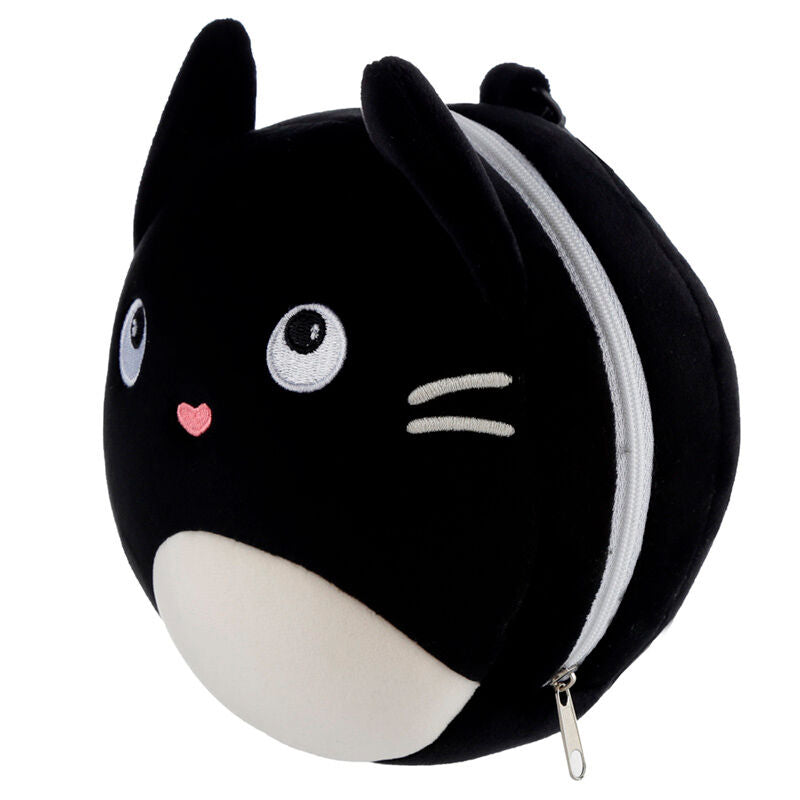 Relaxeazzz Katt Resekudde med Ögonmask