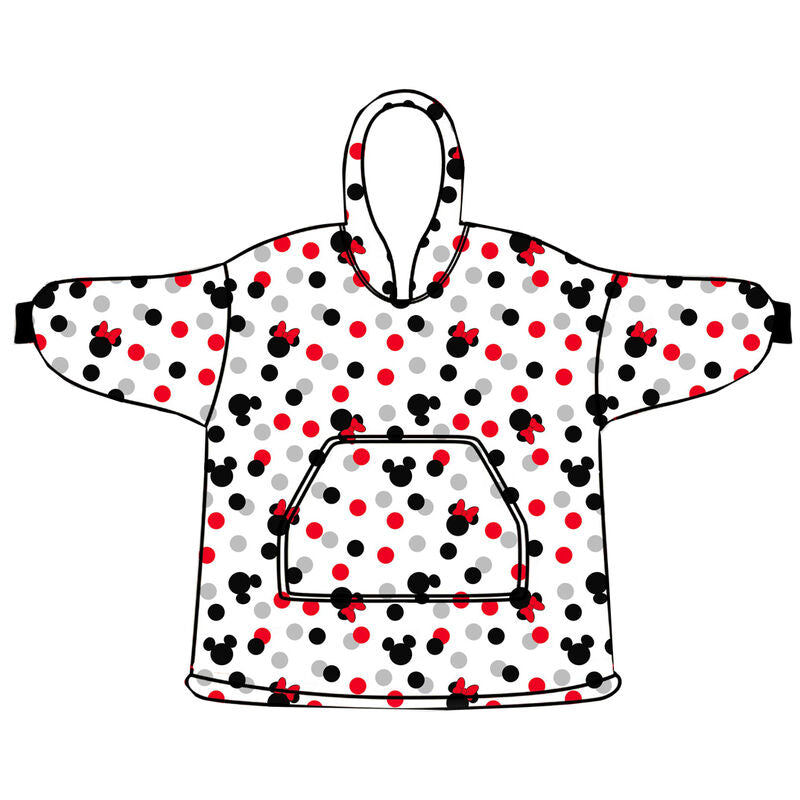 Disney Minnie Oversize Sweatshirt Coat för Barn i Korall