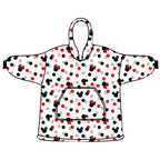 Disney Minnie Oversize Sweatshirt Coat för Barn i Korall