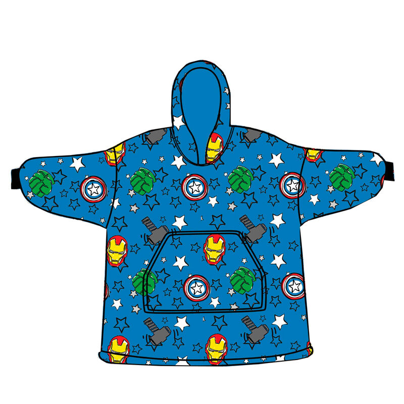 Marvel Avengers Oversize Sweatshirt Coat för Vuxna - Korall