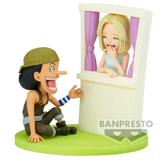 One Piece Usopp & Kaya Log Stories Figur 7cm