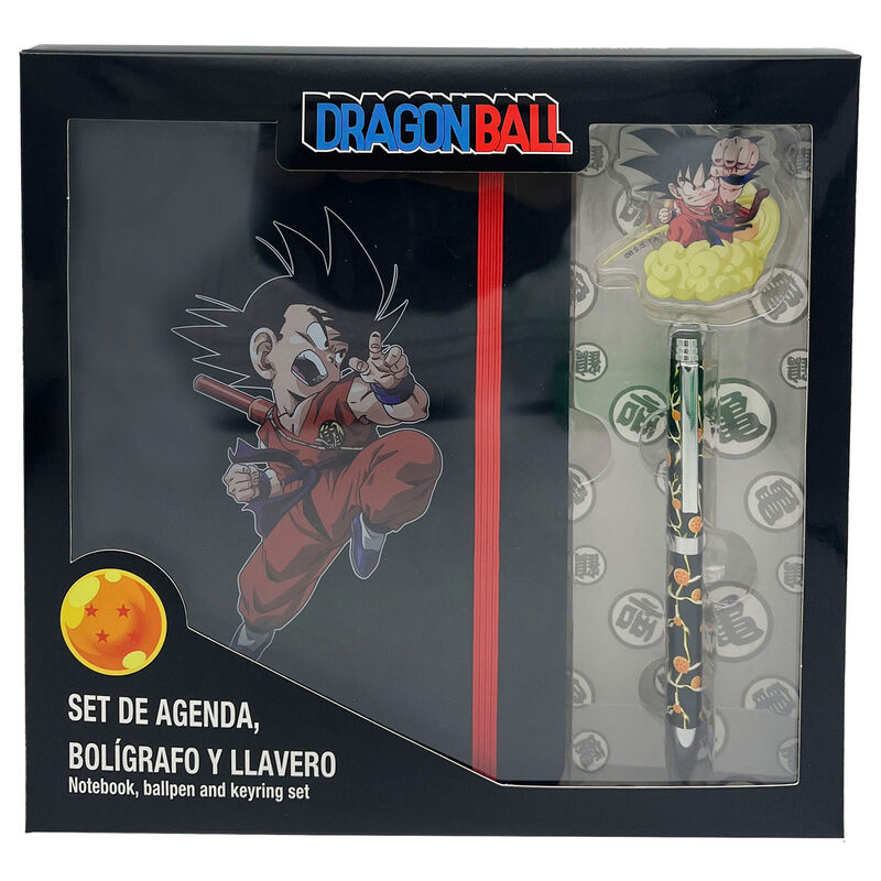 Dragon Ball set dagbok + penna + Nyckelring