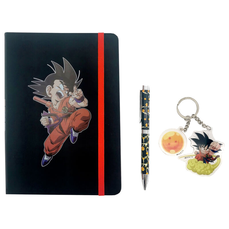 Dragon Ball set dagbok + penna + Nyckelring