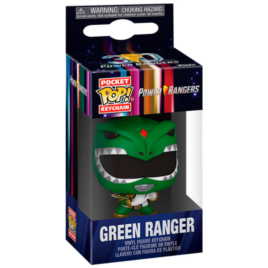 Pocket POP Nyckelring Power Rangers 30-årsjubileum Grön Ranger