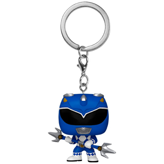 Pocket POP Nyckelring Power Rangers 30-årsjubileum - Blå Ranger