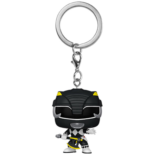 Pocket POP Nyckelring Power Rangers 30-årsjubileum Black Ranger