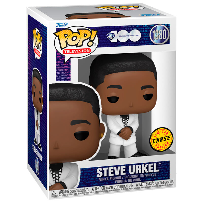 Funko POP Figur 100-årsjubileum Warner Bros Family Matters Steve Urkel Chase