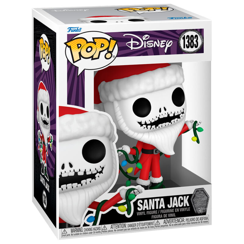 Funko POP Figur Disney Nightmare Before Christmas 30-årsjubileum Santa Jack