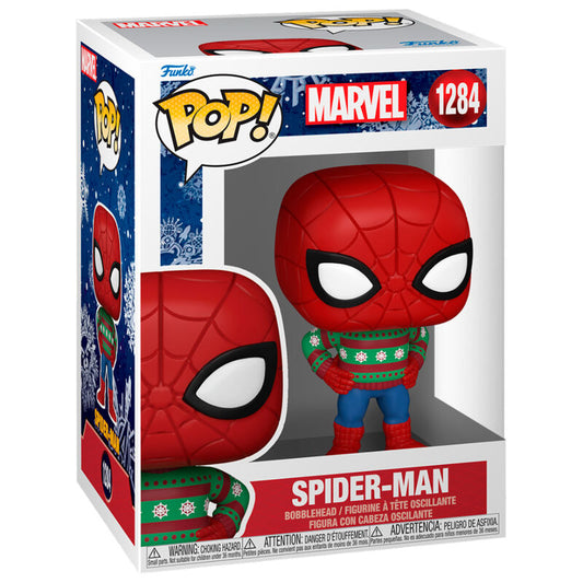 Funko POP Marvel Holiday Spiderman Figur