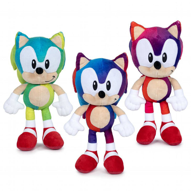 Sonic The Hedgehog Degraderad Sonic Plush Toy 30cm