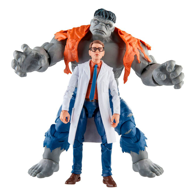 Marvel Avengers Gray Hulk & Dr. Bruce Banner Figures 15cm