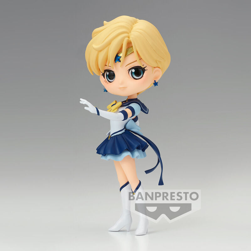 Pretty Guardian Sailor Moon Cosmos Eternal Sailor Uranus Q Posket Figur 14cm