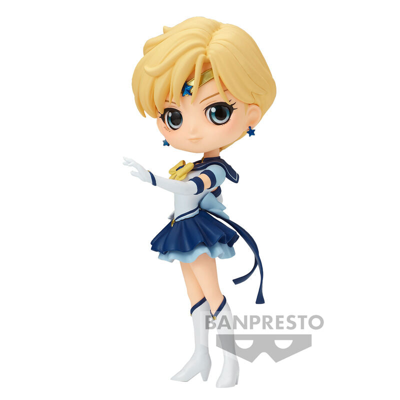 Pretty Guardian Sailor Moon Cosmos Filmen Eternal Sailor Uranus Ver.A Q Posket Figur 14cm