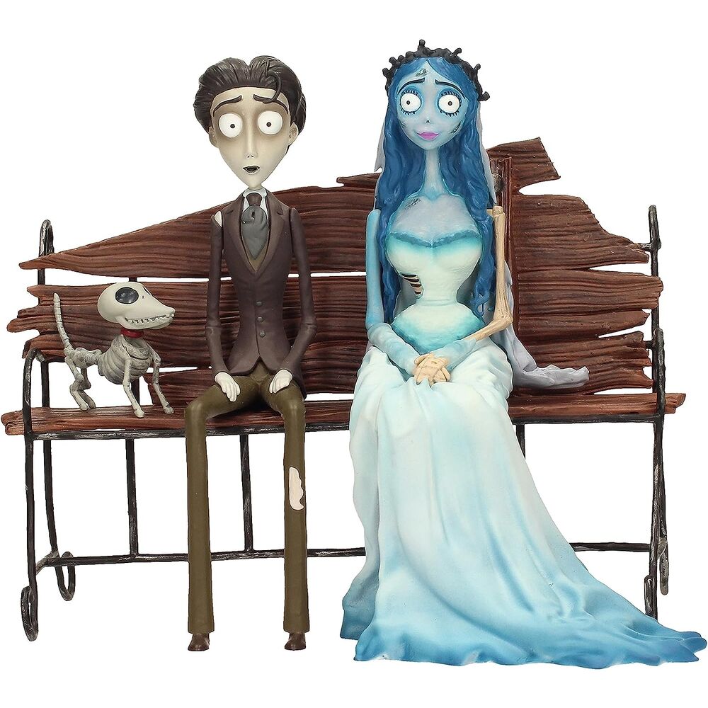 Figur av Emily och Victor från Corpse Bride