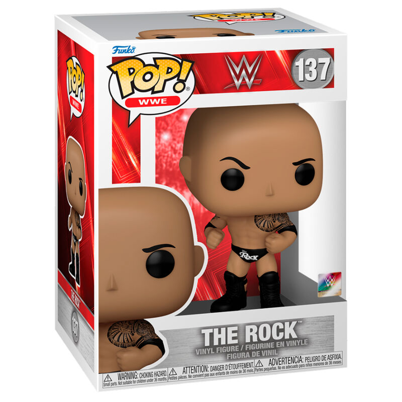 POP Figur WWE The Rock – Samlarfigur i Fönsterbox