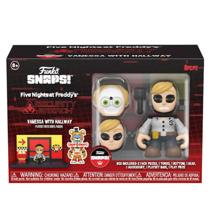 Snaps! Figur av Vanessa från Five Nights at Freddy's med Hallway