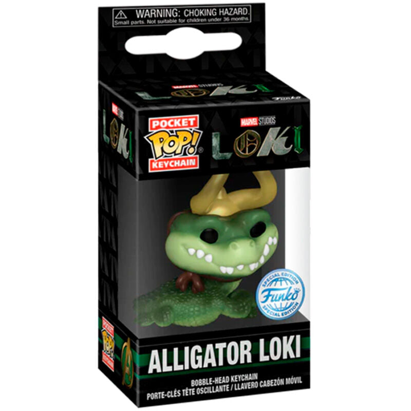 Pocket POP Nyckelring Marvel Alligator Loki
