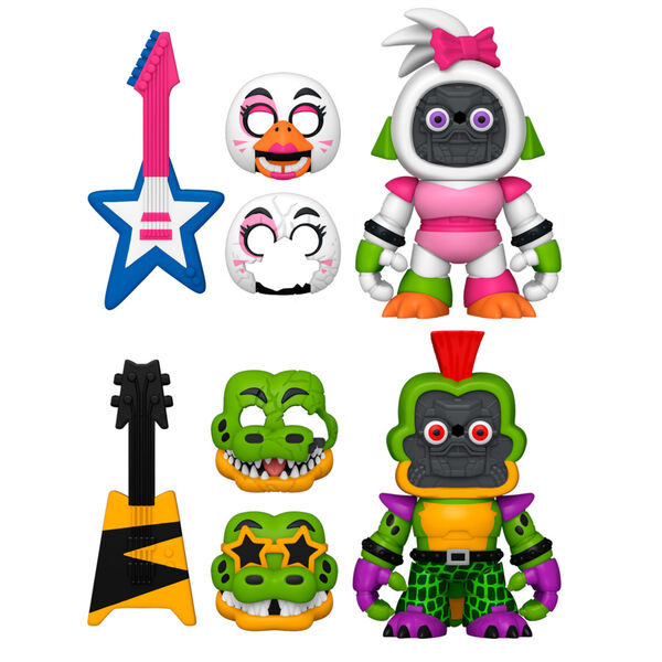 POP pack 2 figurer Five Nights at Freddy's Montgomery Gator och Glamrock Chica