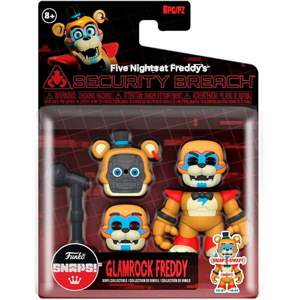 Snaps! figur Five Nights at Freddys Glamrock Freddy