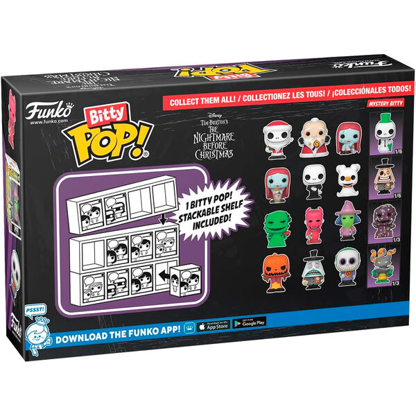 Bitty POP Figuren - Disney Nightmare Before Christmas Santa Jack 4-pack