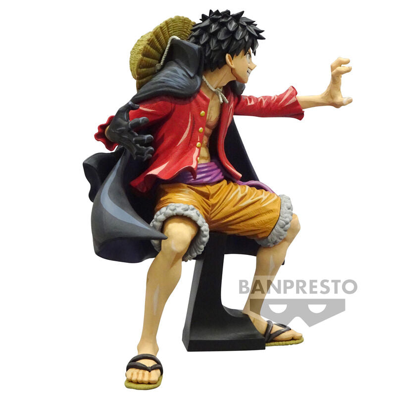 One Piece King of Artist Monkey D Luffy Figur 20cm Wanokuni II