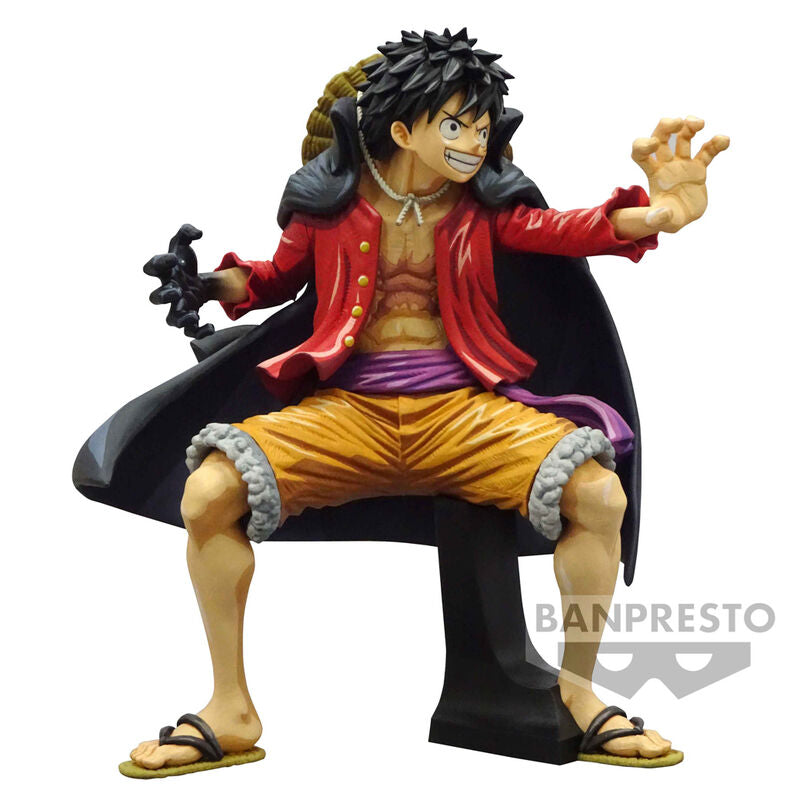One Piece King of Artist Monkey D Luffy Figur 20cm Wanokuni II