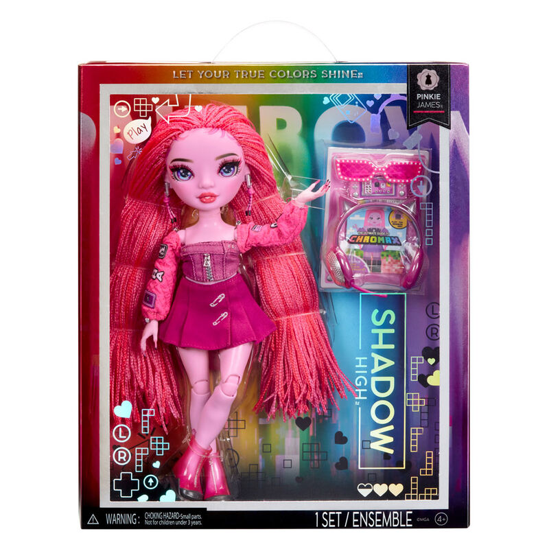MGA Entertainment Shadow High Fashion Doll - PINKIE JAMES (Pink)