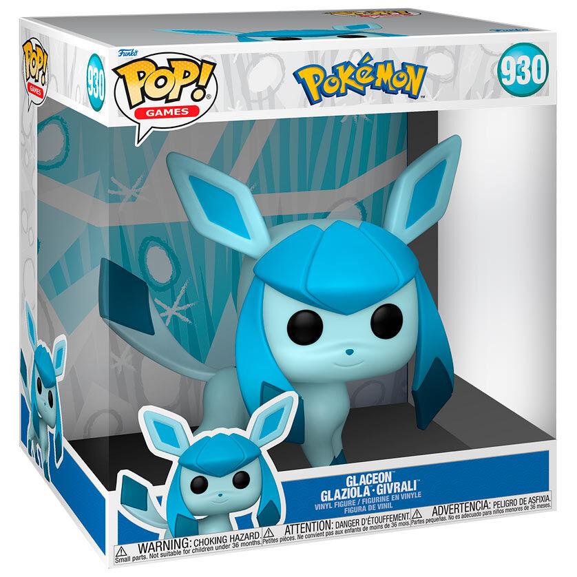 POP Figur Pokemon Glaceon 25cm - Samlarobjekt i Fönsterpresentförpackning