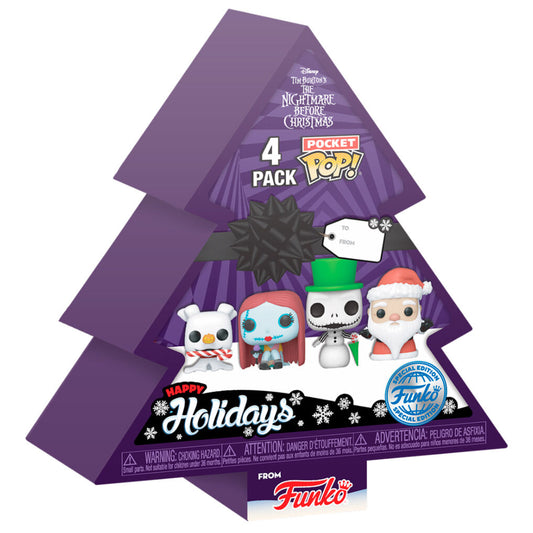 Pocket POP! 4-pack Disney Nightmare Before Christmas