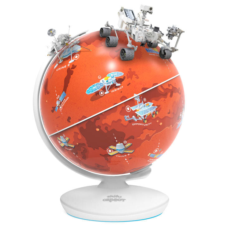 Engelsk Planet Mars Interaktiv Glob