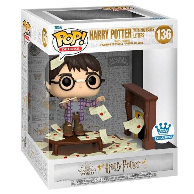 POP Figur Deluxe Harry Potter med Hogwarts Brev - Exklusiv