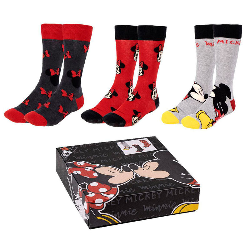 Disney Minnie 3-pack Strumpor för Vuxna