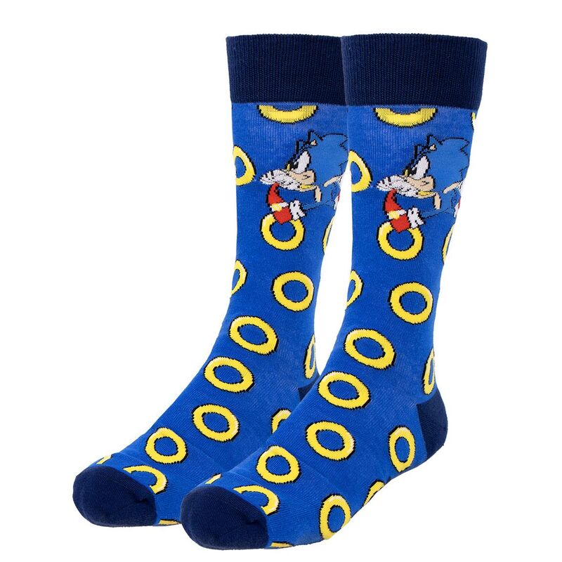Sonic the Hedgehog 3-Pack Strumpor för Vuxna