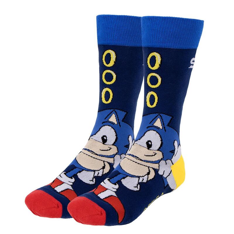 Sonic the Hedgehog 3-Pack Strumpor för Vuxna