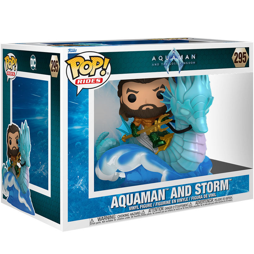 POP Figur Ride Deluxe DC Comics Aquaman och det förlorade kungariket - Aquaman på Storm