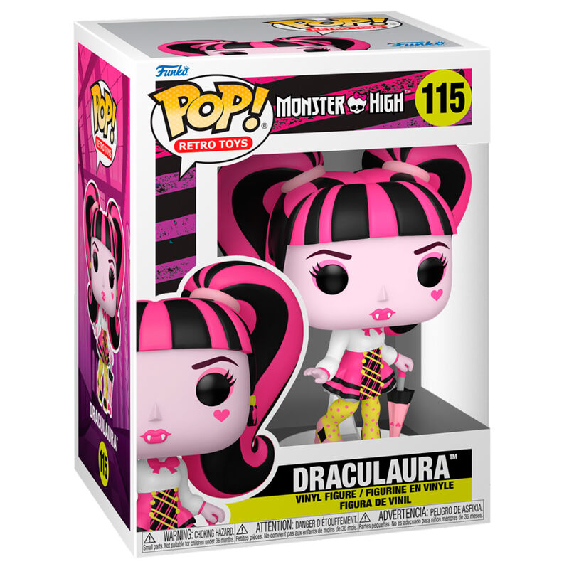 Funko POP Figur Monster High Draculaura - Samlarfigur i Fönsterbox