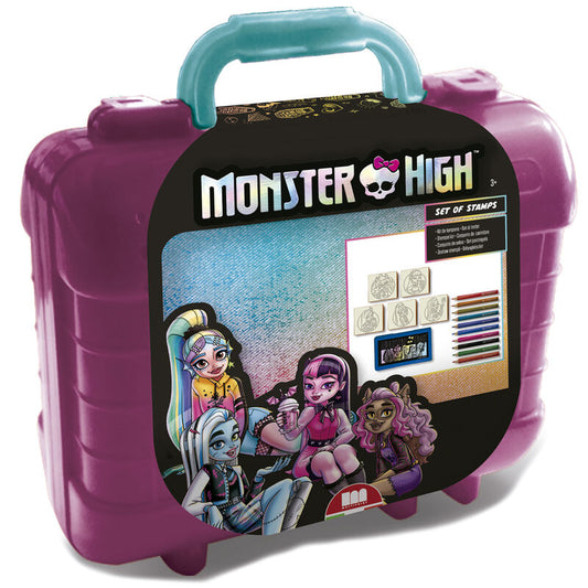 Monster High Resväskeset med Kontorsmaterial – 19 Delar